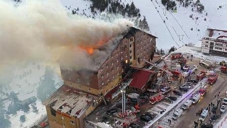 Son dakika... Bolu'daki otel yangınında 13 kişi hakkında 1998'er yıla kadar hapis istemi