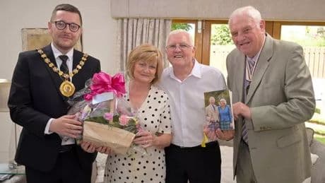 Diamond Cleland couple celebrate 60 years of wedding bliss