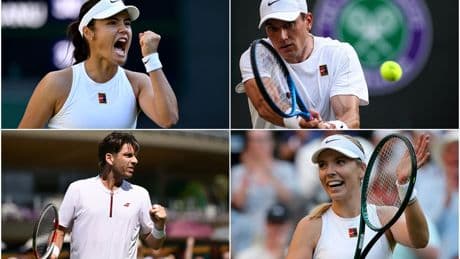 Which British players are still playing at Wimbledon?