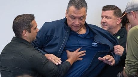U.S. Sen. Alex Padilla responds after forced removal from immigration briefing