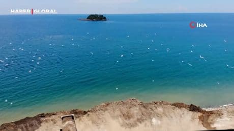 Giresun'da Karadeniz'in kıyısındaki çöplük, ekosistemi tehdit ediyor