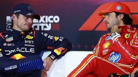 Carlos Sainz Jr's 'ask Christian Horner' response as he clears up Max Verstappen rift rumours
