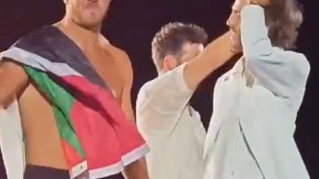 Imagine Dragons frontman kisses Palestinian flag at Milan concert sparking social media frenzy