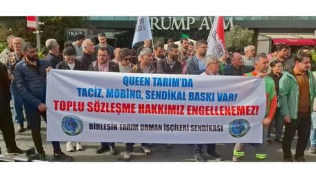 Queen Tarım’daki kadın işçiler için eylem: Sendikalaşan işçiler tehdit edildi, temsilci işten atıldı