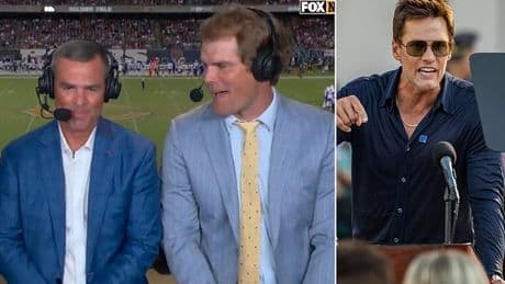 Tom Brady's rival Greg Olsen risks the wrath of Fox bosses after repeatedly using derogatory slur on live TV