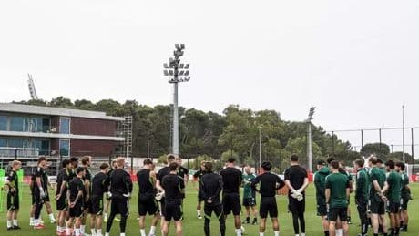 Celtic sweat in shadow of Hoops heritage site as cheeky fans chance their arm with the local law