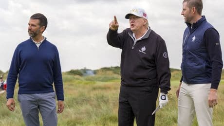Donald Trump flies back to US after five-day visit to Scotland