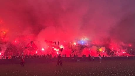 Eskişehirspor, şampiyonluğunu kutladı