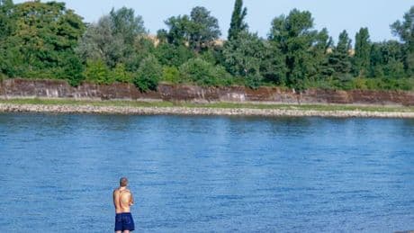 Wetter: August zu trocken: Mancherorts wieder Niedrigwasser