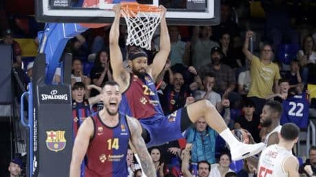 100-89: El Barça da un golpe en la mesa ante el Mónaco