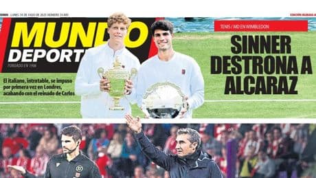 Portada de hoy de la Edición Bizkaia-Araba de Mundo Deportivo