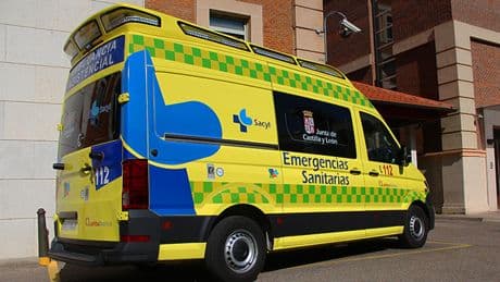 Herido un menor tras ser atropellado por un autobús en Burgos
