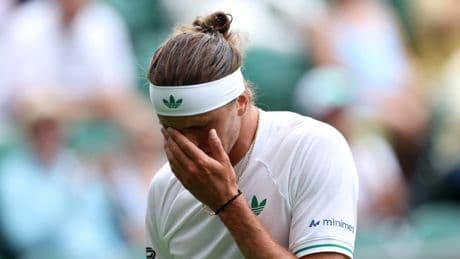 Zverev-Aus in Wimbledon: Ein Auftritt, der sehr viel zu wünschen übrig lässt