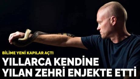 Bilime yeni kapılar açtı: Yıllarca kendine yılan zehri enjekte etti, bağışıklık kazandı