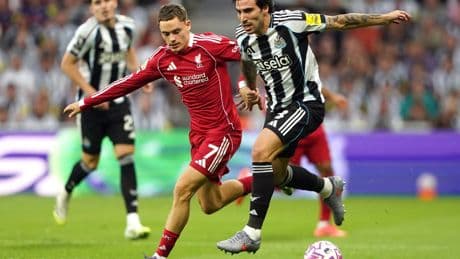 Newcastle vs Liverpool live: Gordon misses great chance as hosts on top in physical clash