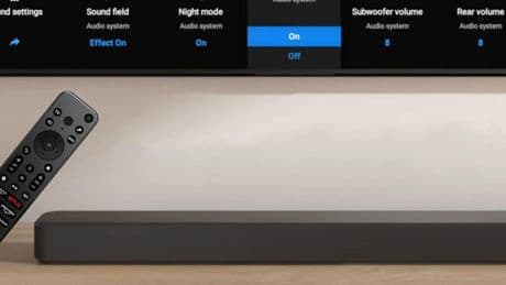 Muy compacta, con 350 W y subwoofer integrado: esta barra de sonido Sony es ideal para montar tu propio cine en casa
