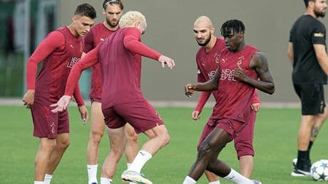 Galatasaray'da Şampiyonlar Ligi mesaisi başladı!
