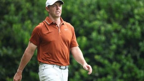 Frustrated Rory McIlroy bites tongue after rule violation spotted before PGA Championship