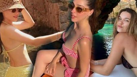 Ünlü isimler yaz sezonunu açtı! Afra Saraçoğlu, Cemre Baysel ve Simay Barlas’tan plaj pozları