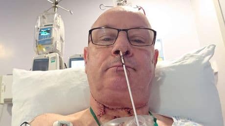 Scots grandad left with prosthetic voice box after GP dismissed cancer as 'sinus problems'