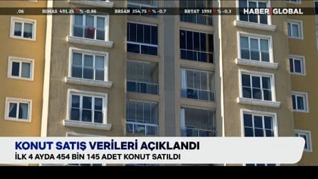 Konut satış verileri açıklandı
