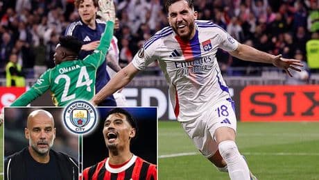 Man City working on fee for Lyon star who wants to join before the Club World Cup - after agreeing £46.3m deal for AC Milan midfielder Tijjani Reijnders