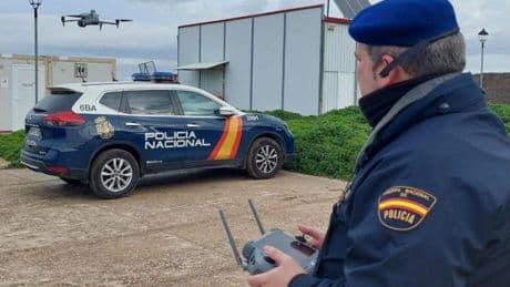 Sobrevuela con un dron una zona de Ávila declarada de emergencia y acaba denunciado por la Policía