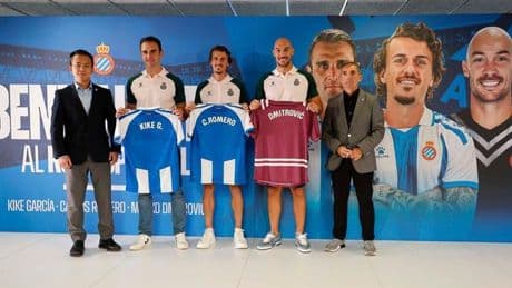 El Espanyol luce a Kike García, Marko Dmitrovic y Carlos Romero