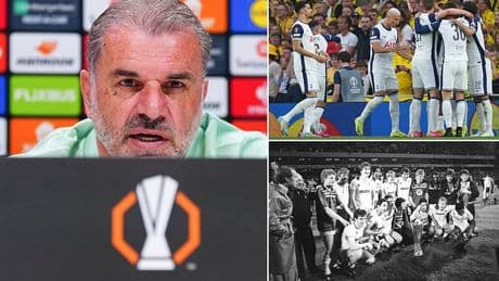 Ange Postecoglou challenges his Tottenham players to BREAK the cycle of failure ahead of Europa League final