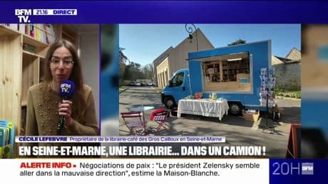 "J'ai beaucoup d'habitués": Cécile Lefebvre est propriétaire d'un camion-librairie, elle nous raconte son histoire