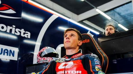 "No me hacía falta quedarme en casa para saberlo, pero tengo claro que todo lo que hago día a día es para ser campeón del mundo de Moto2 y correr en MotoGP"