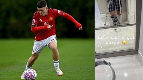 Wayne Rooney's footballer son Kai heartbreakingly reveals 'life can't get worse' after sharing photo on crutches following injury