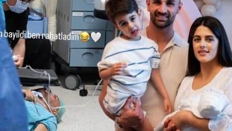 Milli futbolcu Serdar Dursun'un zor anları! Eşi doğum yaparken bayılmış