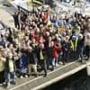 A la fin du Spi Ouest-France, à La Trinité-sur-Mer, les bénévoles ont été mis à l’honneur