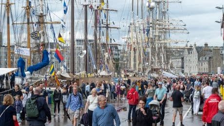 Tall Ships Races Aberdeen set sail as visitors 'wowed' after Deacon Blue opening