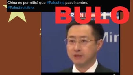 No, un portavoz chino no ha dicho que aviones de su país sobrevolarán Gaza: habla de la guerra arancelaria