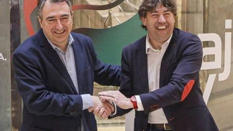 Esteban y Andueza simbolizan la nueva era de las relaciones PNV-PSE con su primera reunión