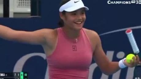 Emma Raducanu stops match and asks crying child to be EJECTED from stadium