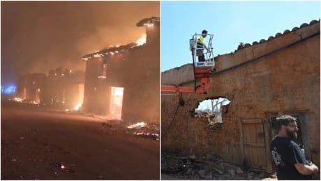 El 'día después' en Palacios de Jamuz, el pueblo de 93 vecinos de León arrasado por las llamas: "No sabemos si se reconstruirá"