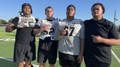 Prep talk: Servite is building around four freshmen offensive linemen