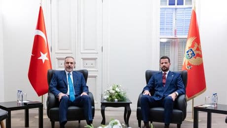 Bakan Fidan, Karadağ Cumhurbaşkanı Milatoviç ile görüştü