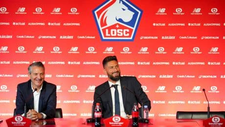 Ligue 1: Olivier Giroud commence sa préparation avec le LOSC