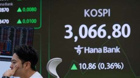 Asian shares are mixed after US stocks hit an all-time high