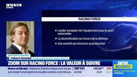 Valeur ajoutée : Ils apprécient Racing Force - 05/09
