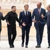 "Freie Welt ist wirklich geeint": Macron: USA werden Ukraine-Waffenruhe überwachen