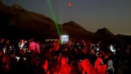 Erciyes'te görsel şölen! Tam 2 bin 650 metre yükseklikte meteor yağmuru