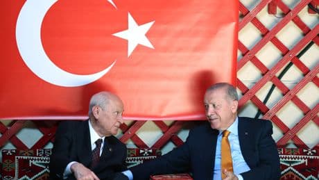 Cumhurbaşkanı Erdoğan, Ahlat'ta MHP Lideri Bahçeli ile görüştü