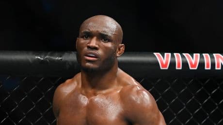 Kamaru Usman fights back tears after beating Joaquin Buckley to earn first UFC win since 2021