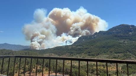 “¿Miedo del incendio? Tenemos el río Ebro y todos sabemos nadar”