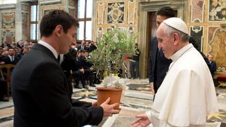 El día que el papa Francisco sacó las lágrimas a Messi